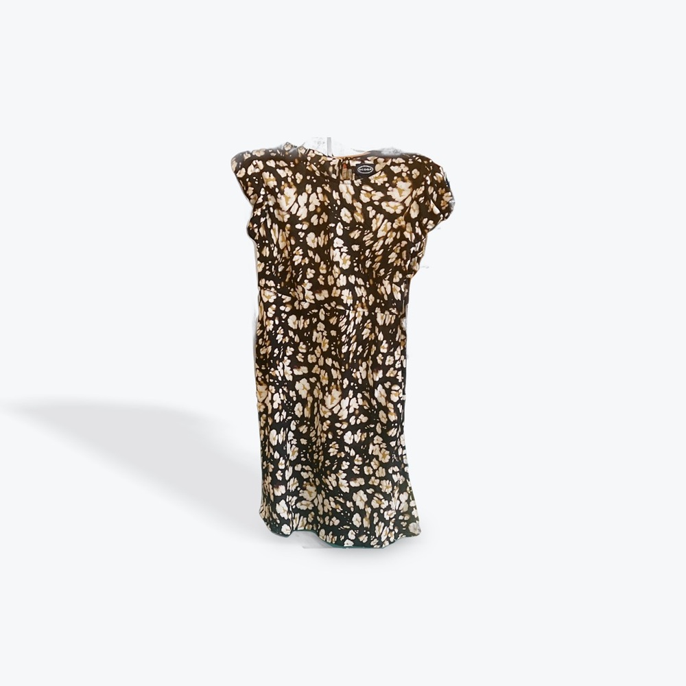 Scoops Black and White crew neck Dress